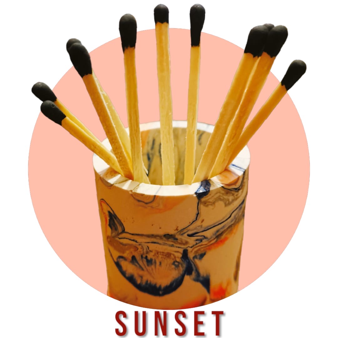 Matchstick Holder - Sunset