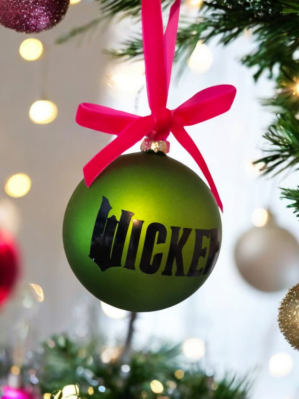 Wicked Christmas bauble. Christmas decoration