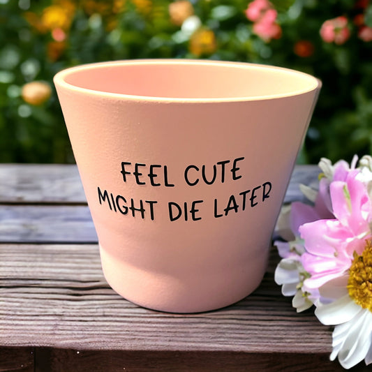 Plant Pot - Feel Cute