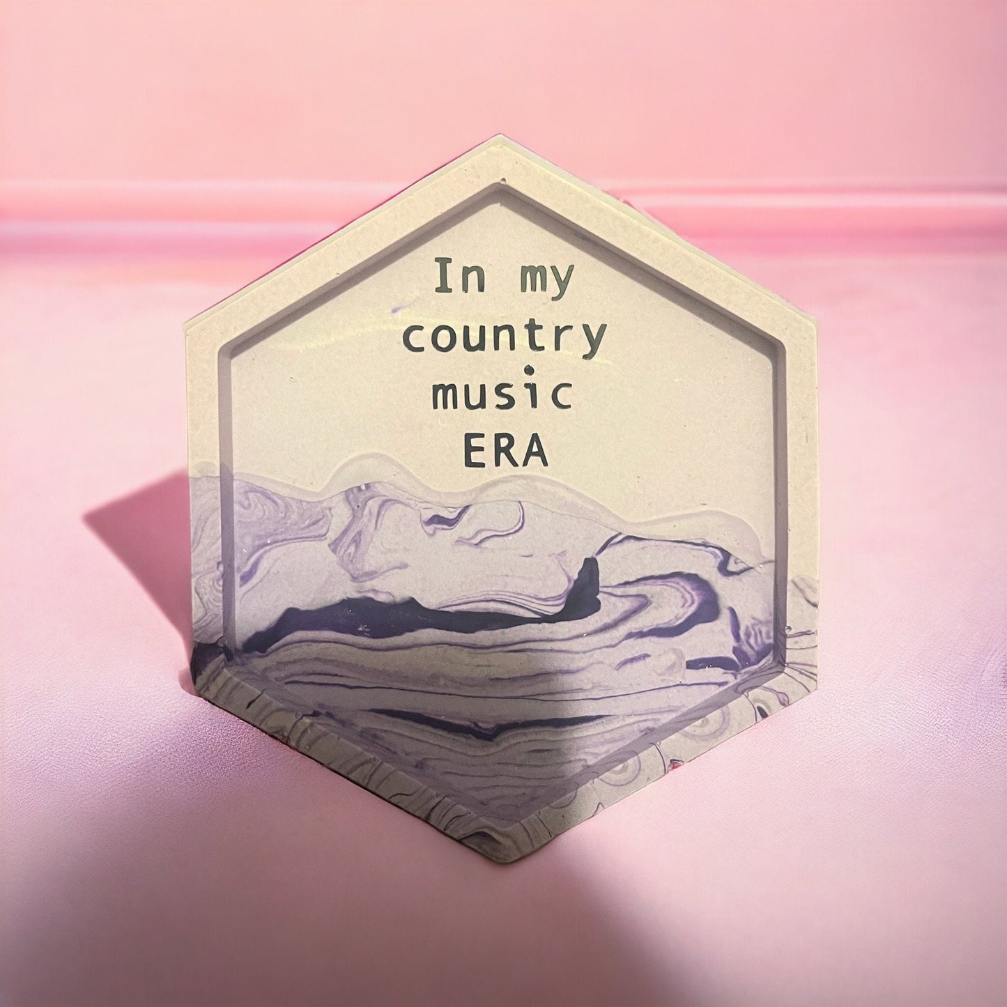 Trinket & Jewellery Hexagon Tray - Country Music Era