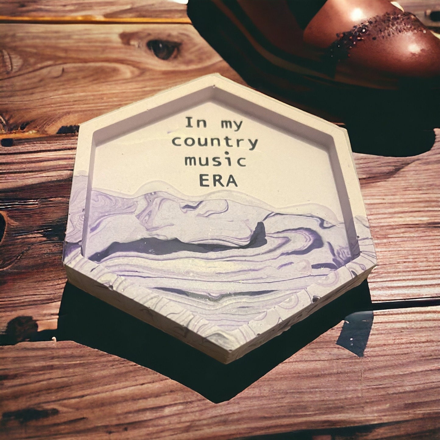 Trinket & Jewellery Hexagon Tray - Country Music Era