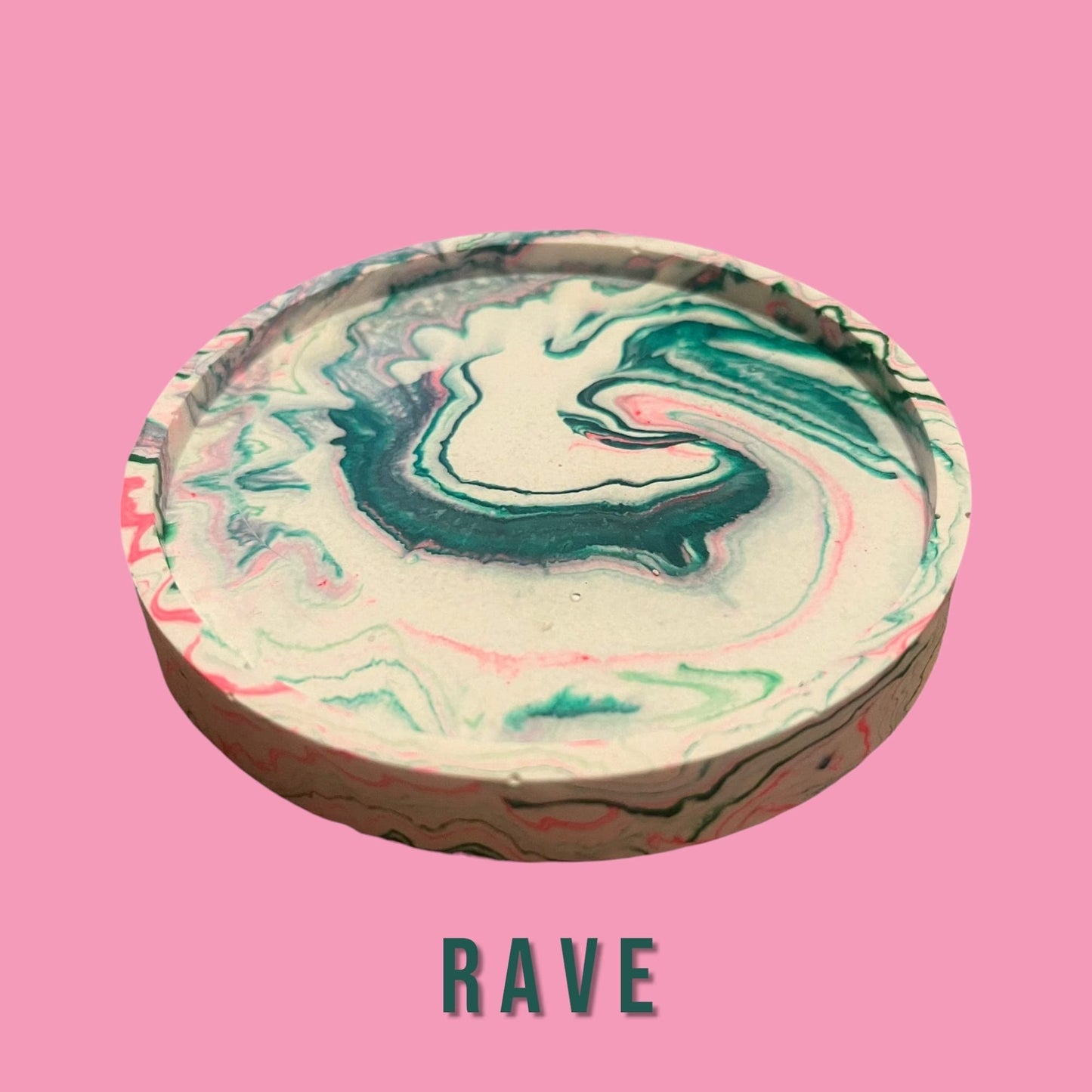 Trinket & Jewellery Round Tray - Rave