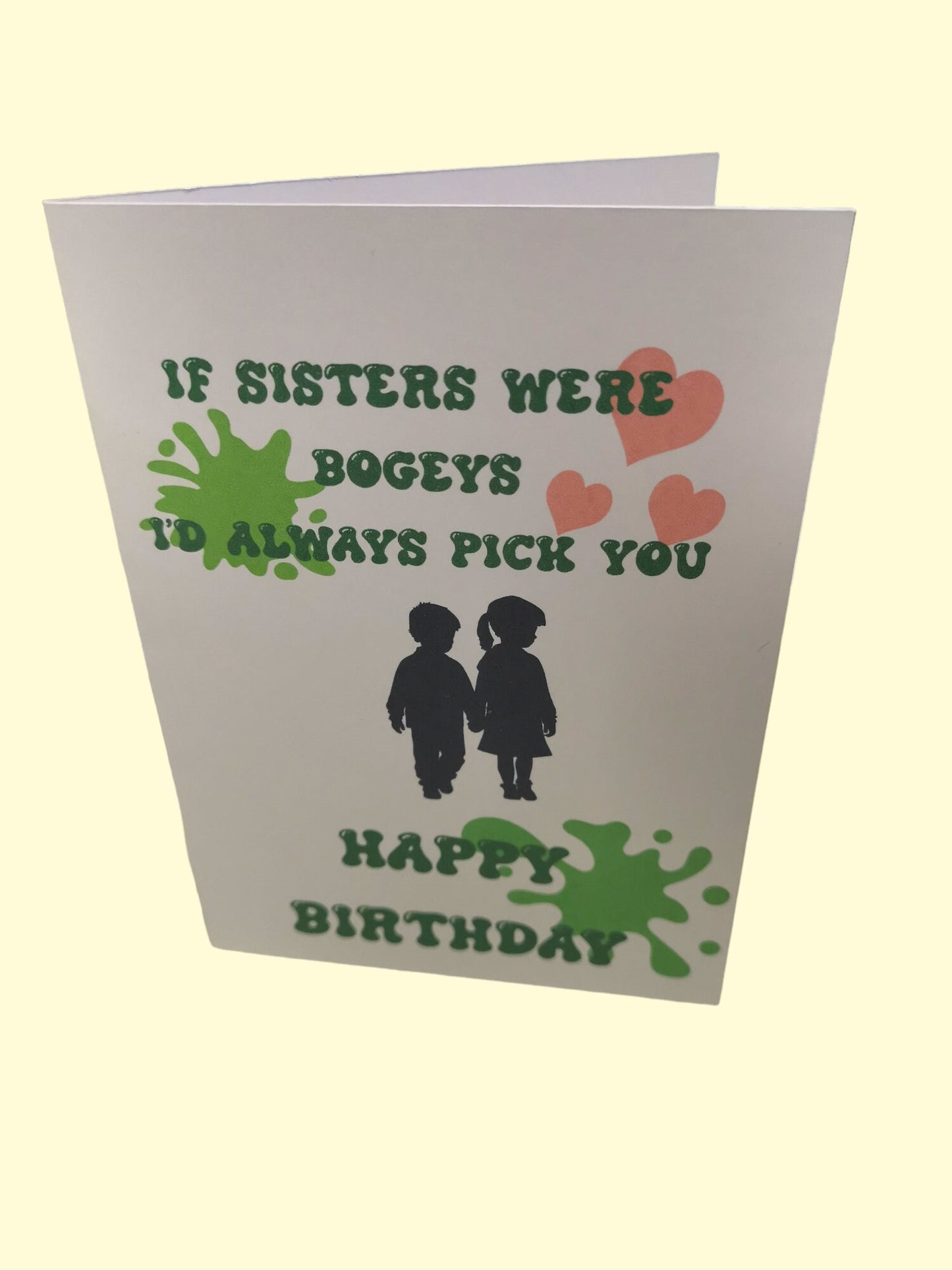 Birthday Card - If sisters were bogeys