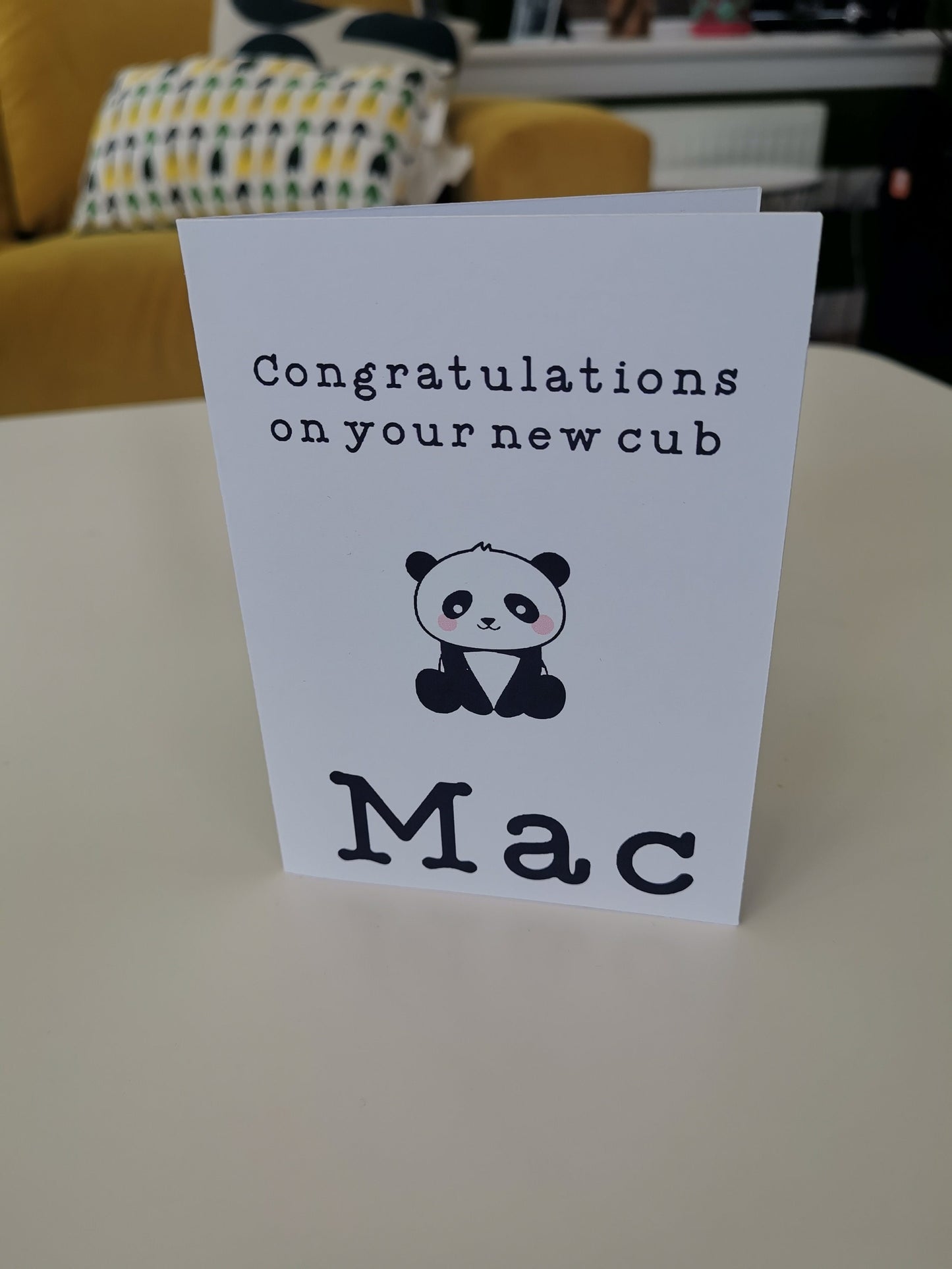 New Baby Card - Panda